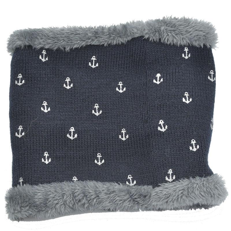 Kinder Wendeloop Winter Anker Blau